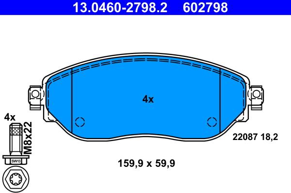 ATE 13.0460-2798.2 - Jarrupala, levyjarru inparts.fi