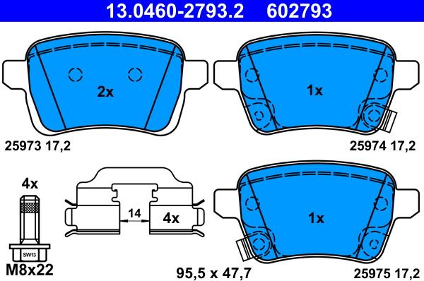 ATE 13.0460-2793.2 - Jarrupala, levyjarru inparts.fi