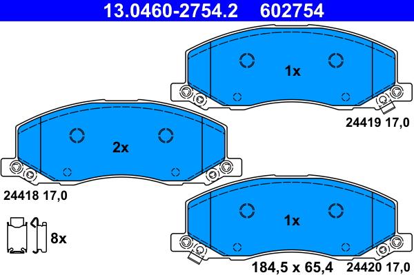 ATE 13.0460-2754.2 - Jarrupala, levyjarru inparts.fi