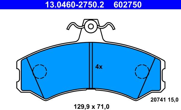 ATE 13.0460-2750.2 - Jarrupala, levyjarru inparts.fi