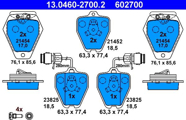 ATE 13.0460-2700.2 - Jarrupala, levyjarru inparts.fi