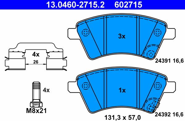 ATE 13.0460-2715.2 - Jarrupala, levyjarru inparts.fi