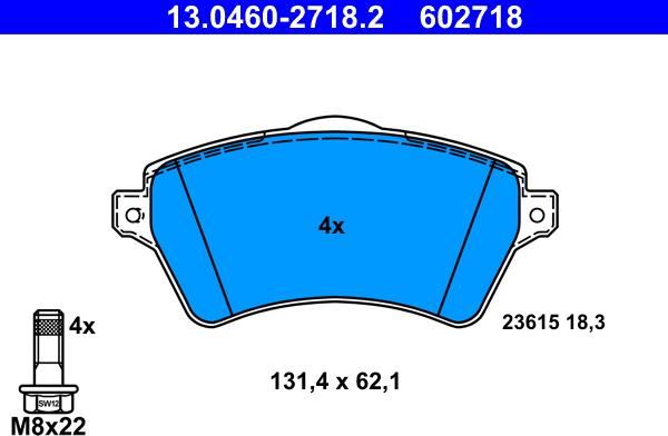 ATE 13.0460-2718.2 - Jarrupala, levyjarru inparts.fi