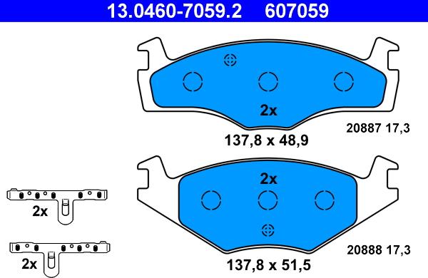 ATE 13.0460-7059.2 - Jarrupala, levyjarru inparts.fi