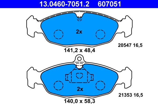 ATE 13.0460-7051.2 - Jarrupala, levyjarru inparts.fi