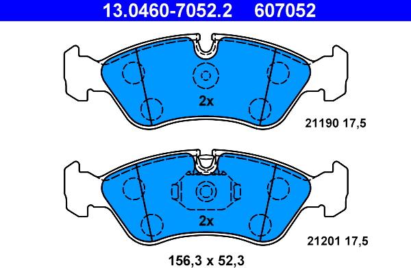 ATE 13.0460-7052.2 - Jarrupala, levyjarru inparts.fi