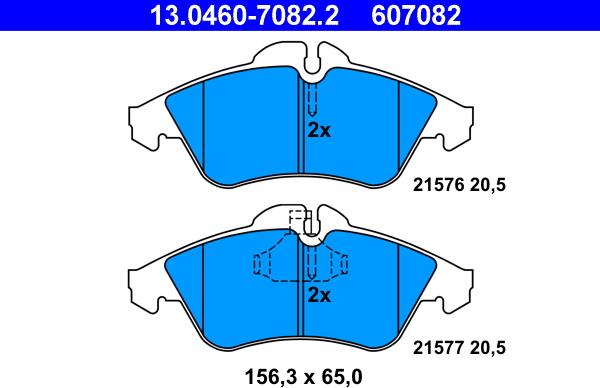 ATE 13.0460-7082.2 - Jarrupala, levyjarru inparts.fi