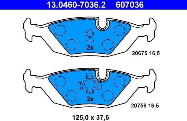 ATE 13.0460-7036.2 - Jarrupala, levyjarru inparts.fi