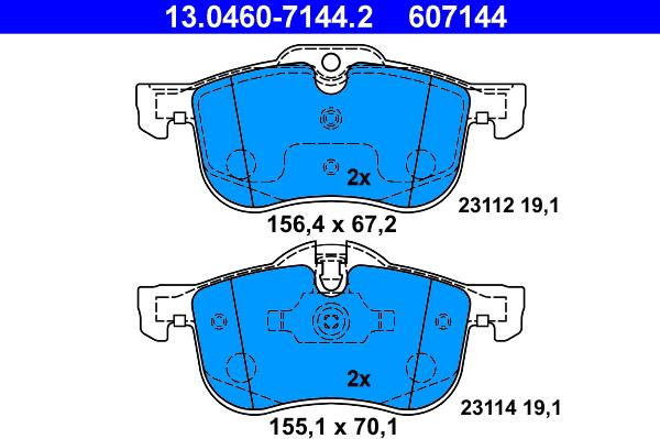 ATE 13.0460-7144.2 - Jarrupala, levyjarru inparts.fi