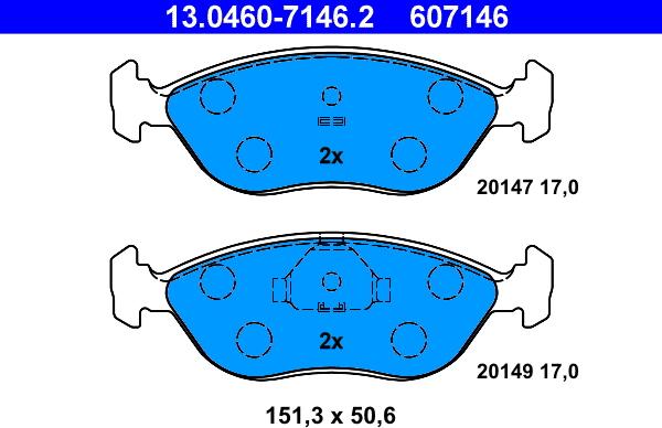 ATE 13.0460-7146.2 - Jarrupala, levyjarru inparts.fi