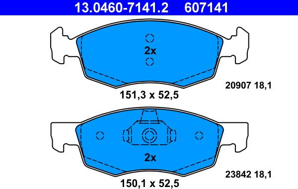 ATE 13.0460-7141.2 - Jarrupala, levyjarru inparts.fi