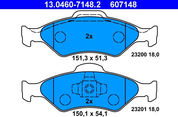 ATE 13.0460-7148.2 - Jarrupala, levyjarru inparts.fi