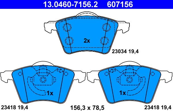 ATE 13.0460-7156.2 - Jarrupala, levyjarru inparts.fi