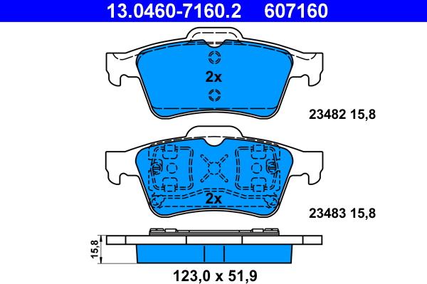 ATE 13.0460-7160.2 - Jarrupala, levyjarru inparts.fi