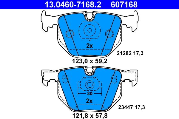 ATE 13.0460-7168.2 - Jarrupala, levyjarru inparts.fi