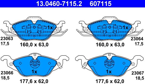 ATE 13.0460-7115.2 - Jarrupala, levyjarru inparts.fi