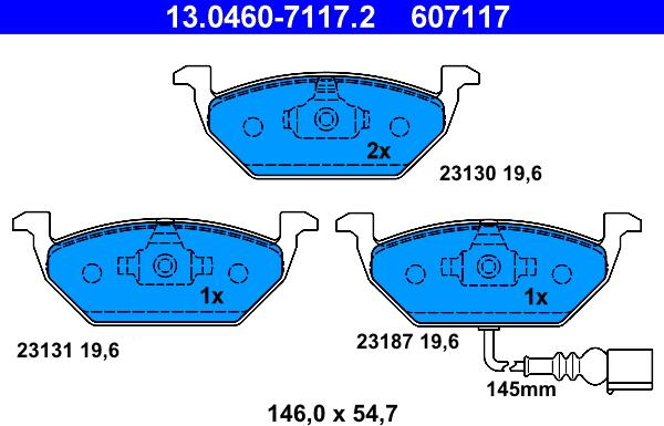 ATE 13.0460-7117.2 - Jarrupala, levyjarru inparts.fi