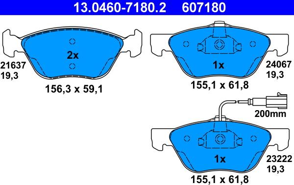 ATE 13.0460-7180.2 - Jarrupala, levyjarru inparts.fi