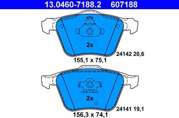 ATE 13.0460-7188.2 - Jarrupala, levyjarru inparts.fi