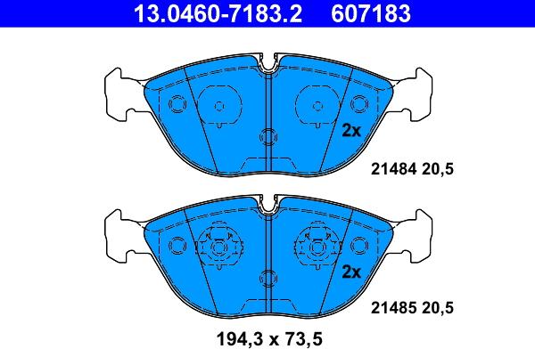 ATE 13.0460-7183.2 - Jarrupala, levyjarru inparts.fi