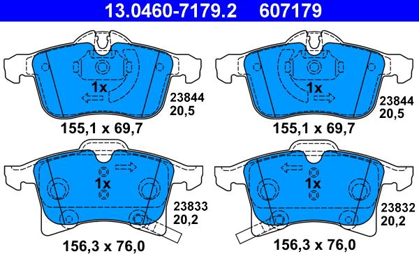 ATE 13.0460-7179.2 - Jarrupala, levyjarru inparts.fi