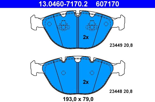 ATE 13.0460-7170.2 - Jarrupala, levyjarru inparts.fi