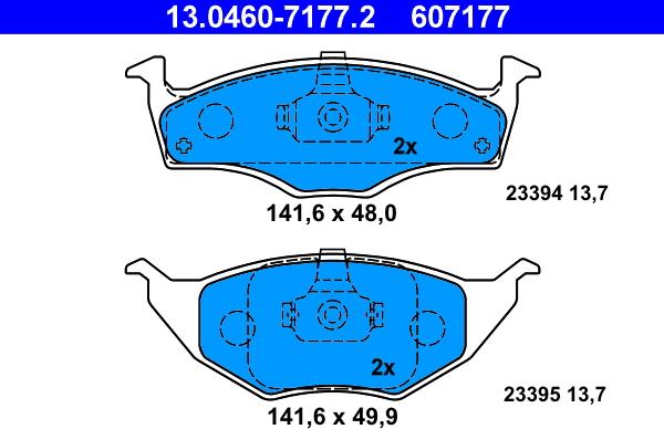 ATE 13.0460-7177.2 - Jarrupala, levyjarru inparts.fi