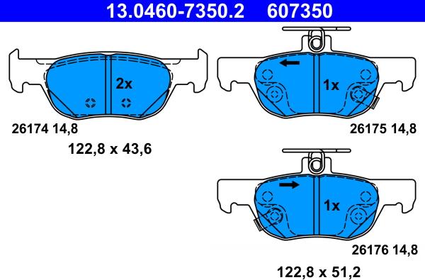 ATE 13.0460-7350.2 - Jarrupala, levyjarru inparts.fi