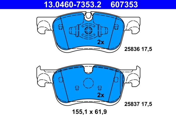 ATE 13.0460-7353.2 - Jarrupala, levyjarru inparts.fi