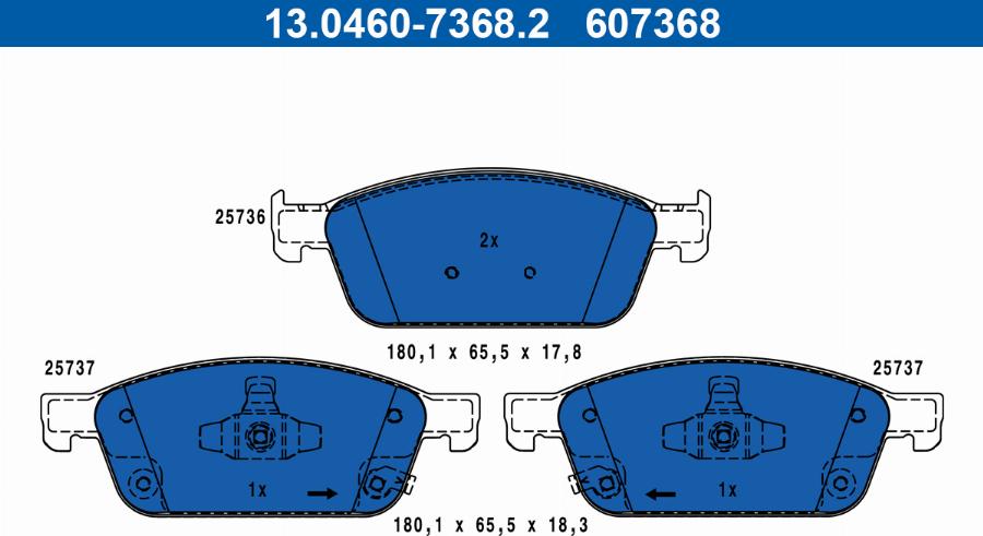 ATE 13.0460-7368.2 - Jarrupala, levyjarru inparts.fi