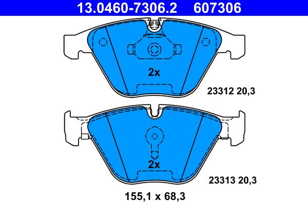 ATE 13.0460-7306.2 - Jarrupala, levyjarru inparts.fi