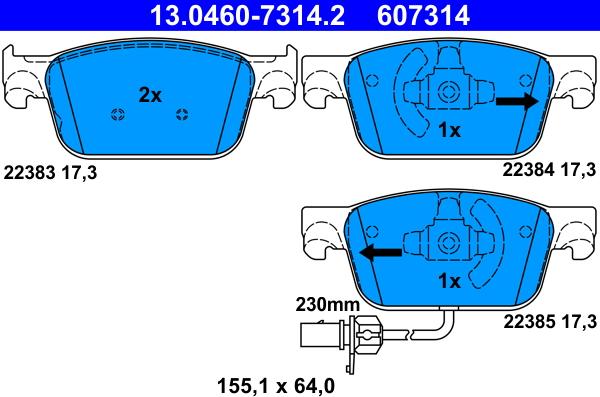 ATE 13.0460-7314.2 - Jarrupala, levyjarru inparts.fi