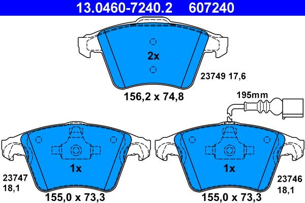 ATE 13.0460-7240.2 - Jarrupala, levyjarru inparts.fi