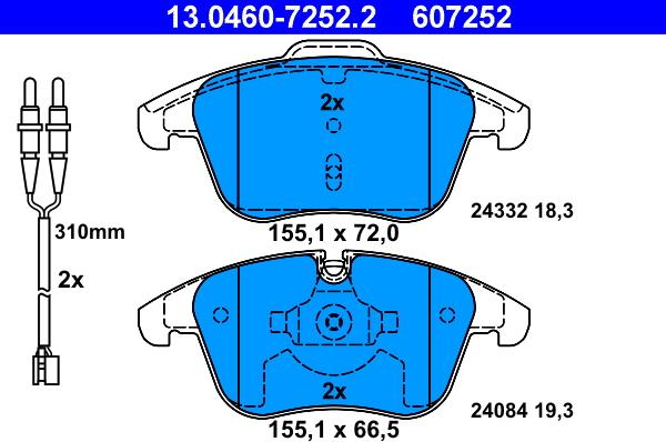 ATE 13.0460-7252.2 - Jarrupala, levyjarru inparts.fi