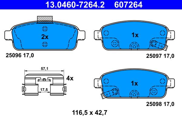 ATE 13.0460-7264.2 - Jarrupala, levyjarru inparts.fi