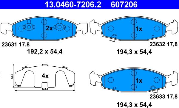 ATE 13.0460-7206.2 - Jarrupala, levyjarru inparts.fi