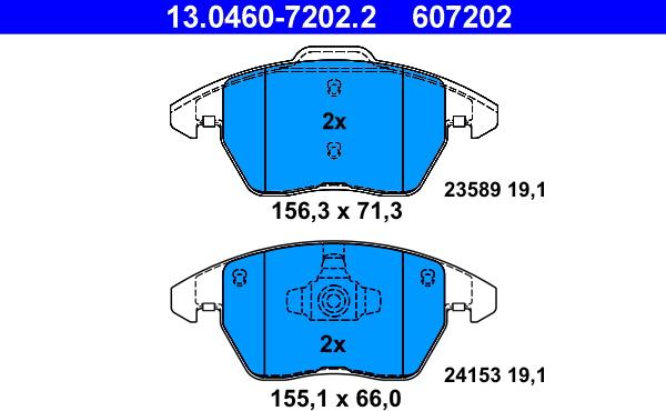 ATE 13.0460-7202.2 - Jarrupala, levyjarru inparts.fi