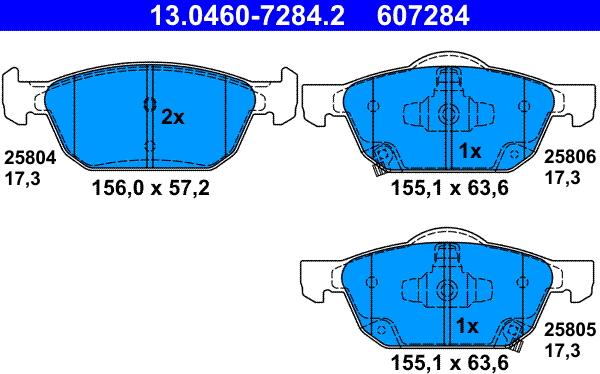 ATE 13.0460-7284.2 - Jarrupala, levyjarru inparts.fi