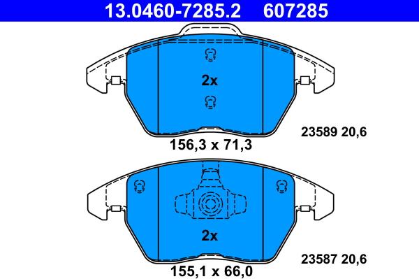 ATE 13.0460-7285.2 - Jarrupala, levyjarru inparts.fi