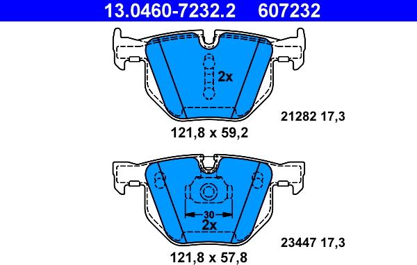 ATE 13.0460-7232.2 - Jarrupala, levyjarru inparts.fi