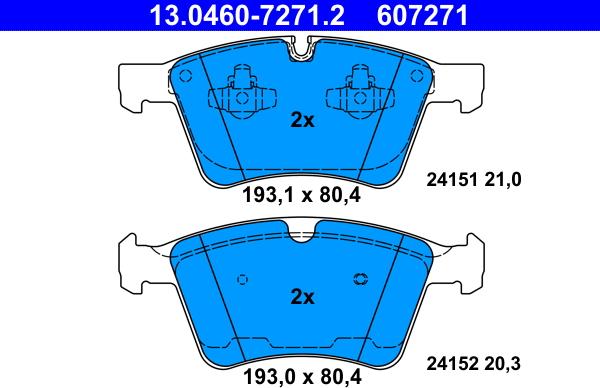 ATE 13.0460-7271.2 - Jarrupala, levyjarru inparts.fi