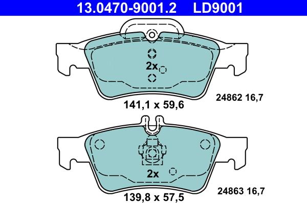 ATE 13.0470-9001.2 - Jarrupala, levyjarru inparts.fi