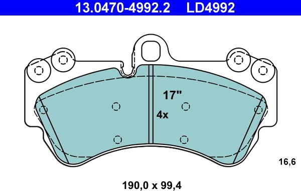 ATE 13.0470-4992.2 - Jarrupala, levyjarru inparts.fi