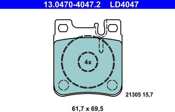 ATE 13.0470-4047.2 - Jarrupala, levyjarru inparts.fi