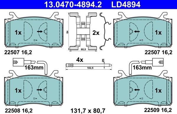 ATE 13.0470-4894.2 - Jarrupala, levyjarru inparts.fi