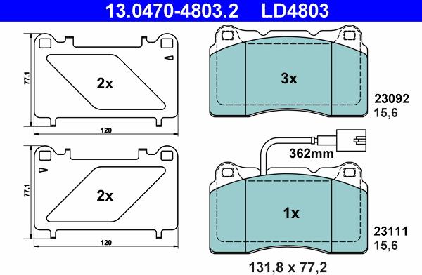 ATE 13.0470-4803.2 - Jarrupala, levyjarru inparts.fi