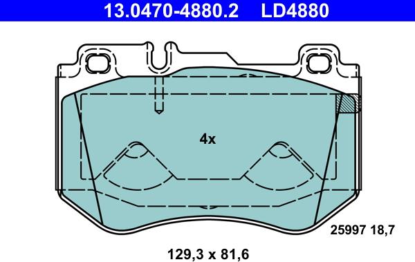 ATE 13.0470-4880.2 - Jarrupala, levyjarru inparts.fi