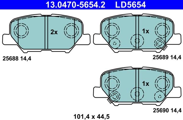 ATE 13.0470-5654.2 - Jarrupala, levyjarru inparts.fi