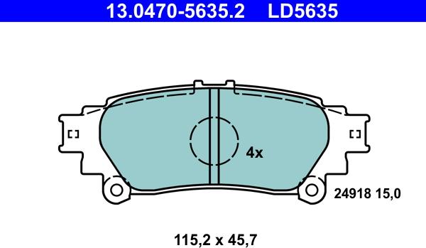 ATE 13.0470-5635.2 - Jarrupala, levyjarru inparts.fi