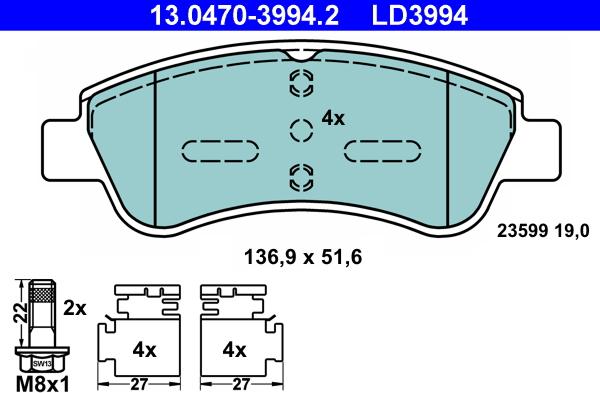 ATE 13.0470-3994.2 - Jarrupala, levyjarru inparts.fi